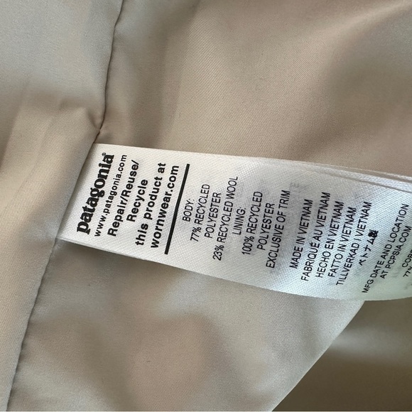 Patagonia Woolyester Pile Bomber Jacket Women's Size XL - Picture 9 of 11